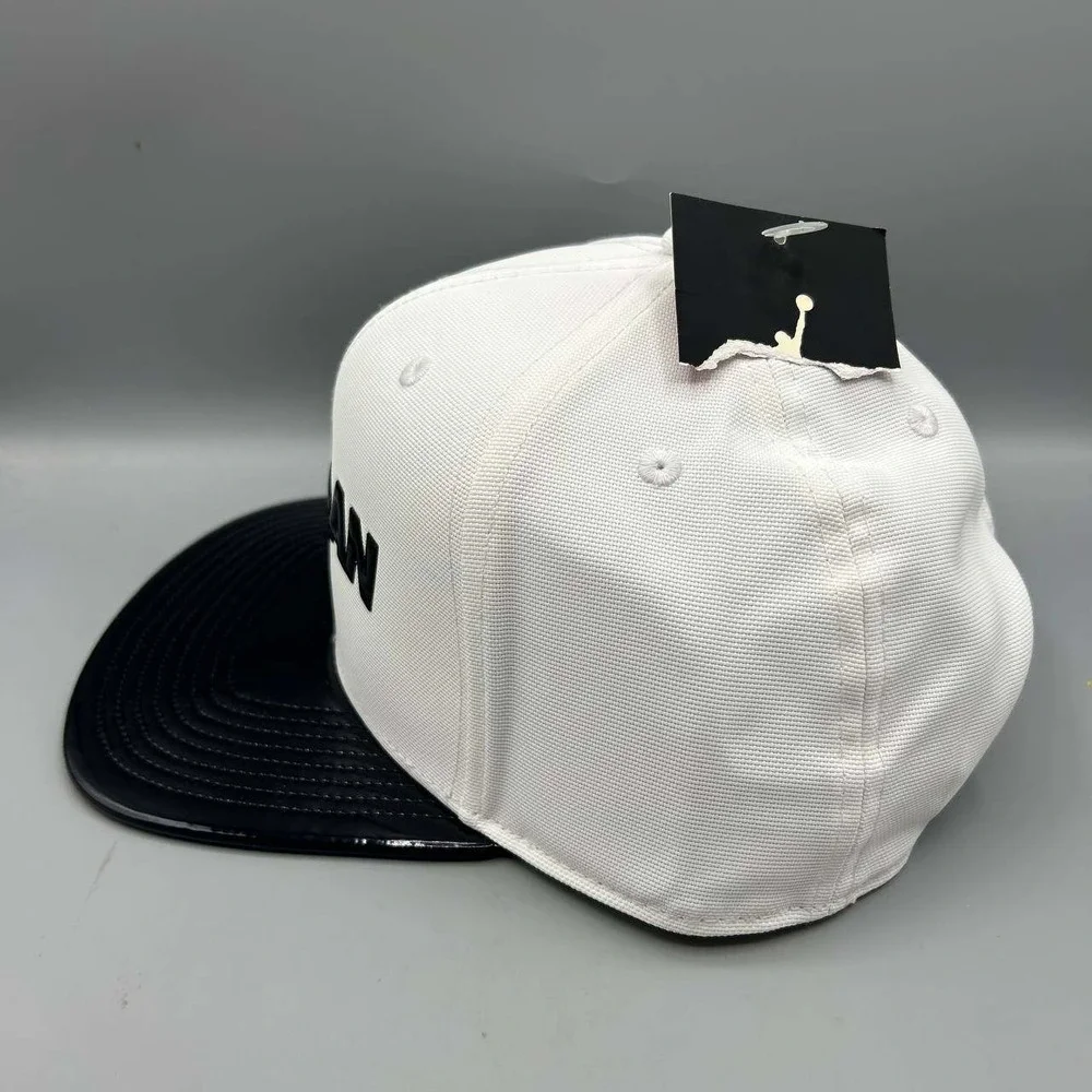 Air Jordan Hat Men White Black Embroidered Jumpman Snap Back Cap New